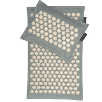 Premium Acupressuur Set Lotus Graceful Grey met mat & kussen | YoZenga